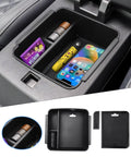 Outlander Center Console Organizer Tray for 2022 2023 2024 Mitsubishi Not for Outlander Sport with Non Slip Silicone Liners, installed view