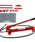 Heavy Duty Hydraulic Jack Kit 6 10 12 20 Ton For Auto Sheet Metal Repair And Frame Straightening with case and attachments