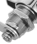 Close-up of Keyless Cam Lock No Key Needed For Cabinet Doors And Mailboxes With Strong Zinc Alloy Construction