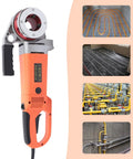 Heavy Duty 2300W Electric Pipe Threader With Slick Ergonomic Handle And Zero Sweat Threading Operation showing the tool's design and grip.