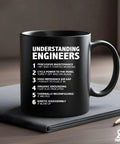 Funny Engineer Gifts Ceramic Mug 11 Oz Black For Engineers Engineering Students Teachers Dads Boyfriends Brothers Husbands From Wife Or Girlfriend The Ultimate Coffee Mug For Work And Class