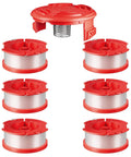 7 Piece Weed Eater String Replacement Kit For Craftsman Trimmers CMCST900 Series Includes 0.065 Inch Spool 120 Ft Total Cap And Spring Durable 110Lb Line For Faster Smoother Break Free Yard Work And Less Refill Hassle