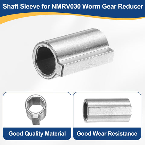 8mm To 11mm Shaft Sleeve Adapter For NMRV030 Worm Gear Speed Reducer Beefy 45 Steel Turbine Shaft Sleeve for Motor