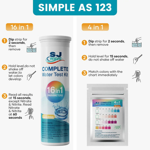 22 In 1 Water Testing Kit With 125 Strips For Home And Well Water Quick Readouts For Bacteria pH Hardness Lead Iron Copper Chlorine Cyanuric Acid And More So You Can Test Like A Pro