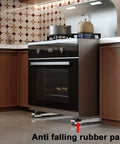 Heavy Duty Appliance Rollers Extendable From 20 To 32 Inches for Easy Move of Ovens with Anti-fall Rubber Pad visible