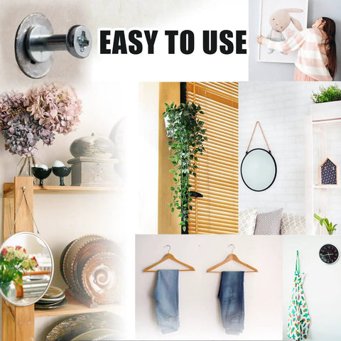 Bear Claw Double Headed Screws and Self Drilling Drywall Anchors Picture Hangers Kit for Wall Decor details and usage examples