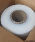 Straight Up 20 Inch Machine Stretch Wrap, 5000 Foot Heavy Duty Pallet Film, 80 Gauge Clear Bulk Roll Pack in box.