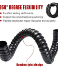 Flexible Air Duct Collector Arm With Hood For Smoke And Dust Extraction Pro-Grade 1.5M Length 100MM ID Soldering Fume Extractor