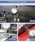 Dial Indicator 0 To 1 Inch Range With 0.001 Inch Resolution Case Included Precision Measuring Tool on CNC lathe, 3D printer, and table saw.