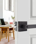 Beefy Bedroom Door Lock With Heavy Duty Lever Made From Zinc Alloy And Brushed Bronze Finish Privacy Lock in modern living room