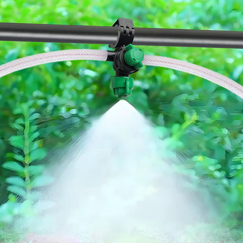 Wide Angle Garden Sprinkler Nozzle With Triple Rotating Fan Head Easy Adjustable Watering Spray for Lawn and Garden