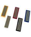 Moonflex Diamond Stones 70 mm Full Set Of Five For Ski And Snowboard Edge Tuning Pro Grade Includes 100 Black 200 Red 400 Yellow 600 White And 1500 Blue Grits For Coarse Shaping To Mirror Polish