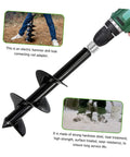 Power Tool Earth Auger Adapter Chuck Universal Drill Bit Converter For Garden Planting, 1 Piece Keyless Drill Chuck