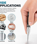 Heavy Duty Automatic Center Punch With Kickass Spring Loaded Design And Adjustable Tension for precise dimpling on various materials.
