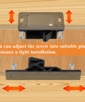 Heavy Duty RV Drawer Latches And Cabinet Door Catches 20 Pack With 10 Lbs Hold Power includes adjustable screws for tight installation.