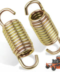 Two Pack Transaxle Spring 034-9080-00 For Bad Boy Mowers ZT Elite Replacement Part Gold Color Helps Stabilize Ride And Cut Vibration On Tough Terrain Direct Fit Easy Install Long Lasting Vibration Control, pair of metal springs