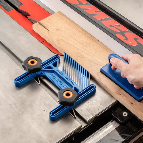 Adjustable Featherboard 11/16 Inch Keeps Your Workpiece Tight Against The Fence For Safer Cleaner Cuts And Less Kickback On Table Saw