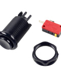 Six Pack American Style Standard Arcade Buttons Switchable Happ Type 30mm Push Button Set With 3 16th Inch Terminals
