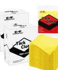 Premium Anti Static Tack Cloths Wax And Silicone Free Gold Cotton Cheesecloth Auto Paint And Woodworking Finish Prep Wipes in 15-pack.