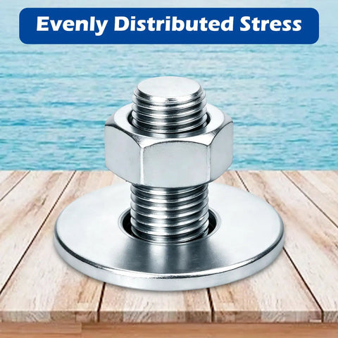Bulk 400 Piece Flat Washers Set Zinc Plated Carbon Steel 10 Mm ID X 21 Mm OD X 1.2 Mm Thick Heavy Duty Fender Washers