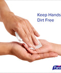 Person using Skin And Surface Cleaning Wipes With Fresh Scent, 20 Count Travel Pack, Pack Of 12, Gentle On Skin And Surfaces.