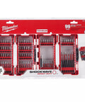 99 Piece Impact Driver Bit Set With Precision Fit Machined Tips That Prevent Stripping And Wobble Alloy76 Steel For Longer Bit Life
