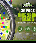 Colorful 36 Piece Clip On Bike Spoke Beads For Kids Wheel Decorations Multicolor Spokey Dokeys Easy Attach For Boys And Girls