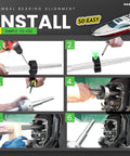 Steps for using Universal Boat Gimbal Bearing Puller And Alignment Tool Kit For Mercruiser Alpha, Alpha 1, Bravo, OMC, MR, Cobra