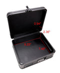 Open Locking Cash Box With Removable Tray And Under Tray Storage For Tickets And Receipts, Combination Lock, Tactical Black