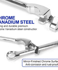 15 Inch Wrench Extender Bar For Maximum Leverage, Extra Long Universal Extension Tool For Auto Repair And Mechanics in chrome vanadium steel