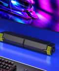 M20 USB Powered Desktop Speakers For PC Monitor And Gaming Rig, Dope Gradient RGB Lighting, 10W Stereo Sound connected to monitor