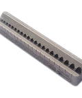 4 Piece Precision Drill Guide Set With SAE Hole Sizes And Numbered Holes, Durable Nickel Alloy Steel, Rust Resistant Finish
