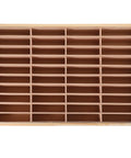 Kick Clutter To The Curb With This Premium Wooden Jewelry Tray Featuring Forty Velvet Lined Compartments for organization.