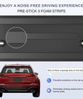 Audi Rear License Plate Bracket Holder with Foam Strips for Noise Reduction and Car Paint Protection 2011-2025 2004-2025