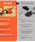 Comparison of Pro Grade Floor Gap Fixer Tool With Strong Suction Cup And 10 Reusable Sticky Pads vs competitor showing features and benefits.