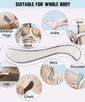 Stainless Steel Guasha Tool For Body Massage And Deep Tissue Myofascial Release Physical Therapy Scraping Tool For Pain Relief use guide