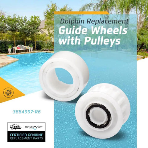 Genuine Replacement Guide Wheels Four Pack With Two Pulley Gears Fits Nautilus CC Plus Premier Supreme And Treadmills Runs Butter Smooth Holds Up Tight No Sweat Install Guaranteed, white rollers for pool cleaners.