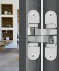 Adjustable Zinc Alloy Silent Folding Door Hinge for wood doors wardrobes and windows built to last no squeak nylon mat