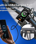 Ebike Display DPC18 For BBS01B BBS02B BBSHD UART Version Mid Drive Motor with USB charging port on handlebar.