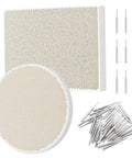 Honeycomb Ceramic Soldering Boards Set With 2 Round And Rectangle Boards And 20 Stainless Steel Needles For DIY Jewelry Making Melting And Casting Gold Tools