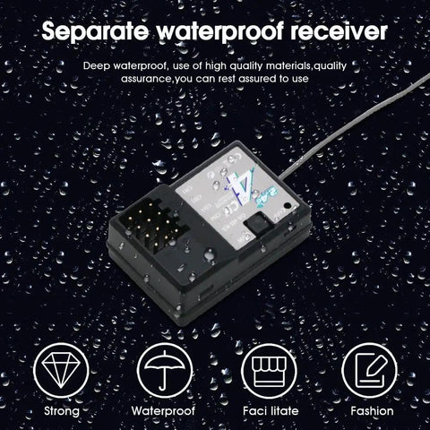 2.4GHz RC Controller 4CH Remote And Receiver Digital Radio Transmitter for RC Car Boat Tank waterproof receiver module