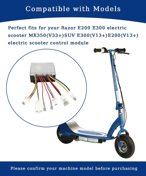Beefed-Up 24V 4-Wire Electrical Controller For Razor MX Series And Electric Rocket Scooters Replacement Module