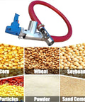 Heavy Duty Grain Suction Auger Pump With Durable Wear Resistant Hose showcasing corn wheat soybean particles powder sand cement