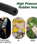 Fuel Line Hose 4mm ID 10mm OD 4.9ft Long NBR Rubber Heat Resistant High Pressure Oil Gas Line For Automotive Engines Steam Emission And Fuel System