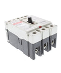 Heavy Duty Three Pole Circuit Breaker Built Like A Tank With Rock Solid 30 Amp Panel Replacement And Game Changing Overload Protection For No Sweat Home Power Upgrades, close-up view.