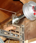 Installed Heavy Duty Tough As Nails Bearing End Plates Brackets For Garage Doors 3 3/8 Inch 2 Inch Track Stainless Steel