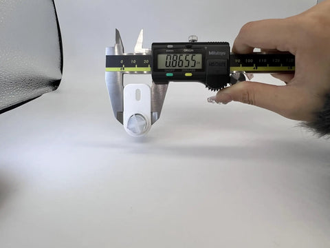 Caliper measuring RV Camper Trailer Refrigerator Freezer Shell Assembly Left Door Upgrade Replacement Easy Install Compatible