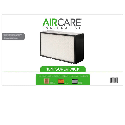 Replacement Console Wick For 1041 Humidifier, AHAM Certified Output box packaging showing wick design and details.