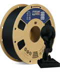 Overture PLA+ 1.75mm black 1 kg 3D printer filament on spool