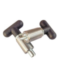 Heavy Duty Spring Loaded Pull Pin With Rock Solid Welded Steel Core Black T Handle Lever Knob for secure pipe joining tasks.